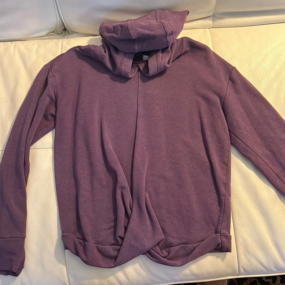 ATHLETA GIRL PURPLE LONG SLEEVE HOODIE